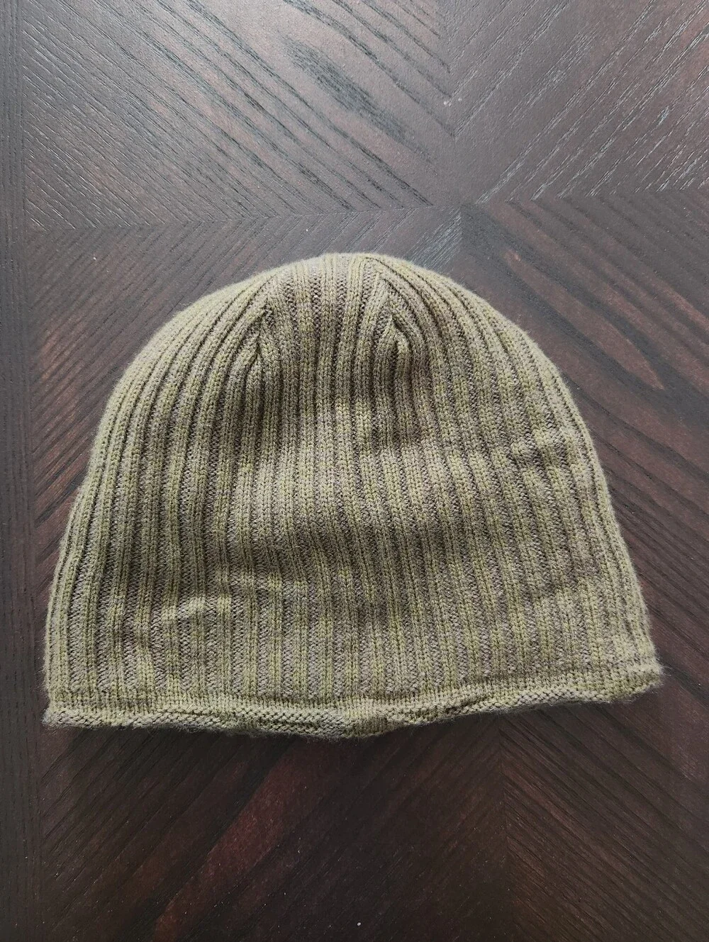 Affliction Olive Ribbed Knit Beanie